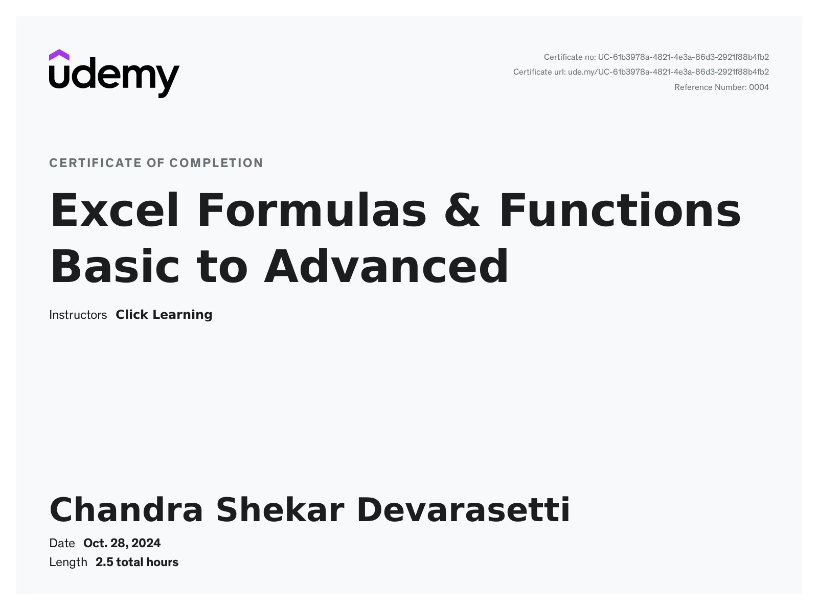 Chandra Shekar | Portfolio